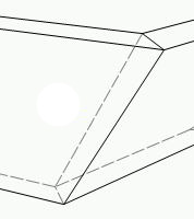 Zeichnung eines Trichters der mit Hilfe des Online-Rechners geschnitten werden kann.